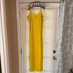Absolutely Vibrant Yellow Maxi Dress